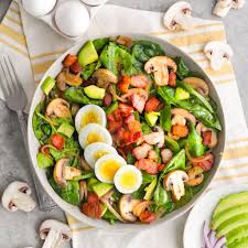 Skip the pot of water and use your oven instead. Warm Spinach Salad With Mushrooms Avocado Bacon Mustard Dressing Zen Spice