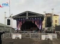 40ft Stage Truss System Triangular Roof for Nigeria Churches