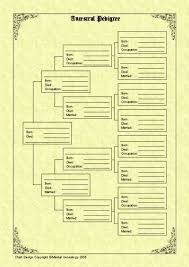 Printable Family Tree Form Display 4 Generations In The