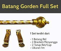327.000/meter, gorden rumah sakit standar lux dengan harga rp. Besi Gorden Batang Gorden Panjang 1 Meter Lazada Indonesia