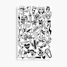 Affordable and search from millions of royalty free images, photos and vectors. Tattoo Flash Canvas Prints Redbubble