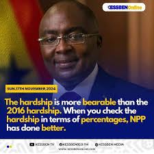BAWUMIA THE ECONOMIC WIZKID CAN MEASURE HARDSHIP IN % BUT BAWUMIA CAN'T  STABILIZE THE JUNK ECONOMY. VOTE NO.8 FOR THE 2ND INDEPENDENCE OF GHANA.