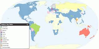 Here we show you all the dates of father's day read also: Fathers Day Dates Around The World Fathers Day Date World Geography Ap Human Geography