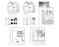First floor accommodates blood bank, path labs, nicu, labour/delivery areas, chemotherapy, physiotherapy, dialysis, services etc. 2 Storey House Drawing With Elevation And Section In Autocad Cadbull