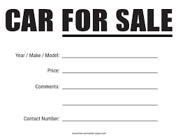 Personalize edit.org templates to create custom signs for your business premises, whether for wifi signs, new job vacancies,. Printable Car For Sale Sign Free Printable Signs