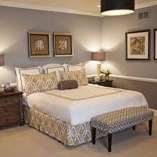 Since the original purpose of the chair rail is to act as a buffer between the wall and the backs of chairs, you may wish to measure. Master Bedroom With Chair Rail Chair Rail Dark Color Underneath Grey Bedroom Design Small Bedroom Remodel Contemporary Bedroom Chairs