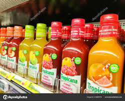 Puilboreau France October 2020 Tropicana Orange Juice Bottles Shelves French Stock Editorial Photo C Pixinooo 418855770