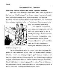 A timeline activity a timeline/scavenger hunt activity highlights milestone events in lewis and clarks journey west. History Social Studies Lewis And Clark Expedition Info 12 Reading Comprehension