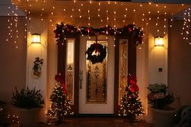 House Inside Curtain Home Decor Beautiful Christmas Decorations Decorating With Christmas Lights Front Porch Christmas Decor