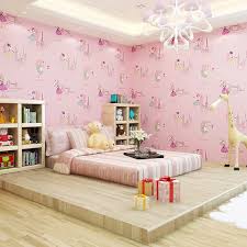 We have best cute pink princess collection. Cute Children S Kids Room Non Woven Wallpaper Ballet Princess Room Cartoon Wallpaper Korean Pink Bedroom Boy Girl Wall Papers Wallpapers Aliexpress