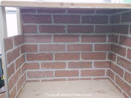 The chateau has a classic style and a clean, streamlined design making it a stunning addition to any room. How To Build A Faux Diy Corner Fireplace With German Schmear Brick Treatment Frugal Family Times