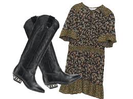 Gratis versand bis zu 30 tagen rückgabe versand in 24h. Blumenkleid Cowboyboots Lieblings Look Fur Die Ubergangszeit
