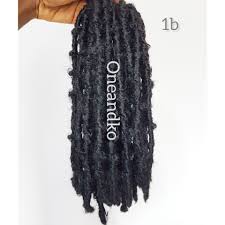 Nayoo butterfly locs crochet hair adopted 100% quality low temperature kanekalon fiber. Butterfly Locs Oneandko