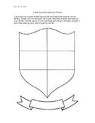 Code Of Arms Template Invitation Templates Study History Templates Invitation Template