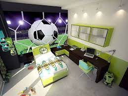 Chaque adolescent n'a pas que besoin d'une chambre pour dormir, mais pour d'autres activités aussi. 10 Inspirations Deco Pour Une Chambre D Enfant Football