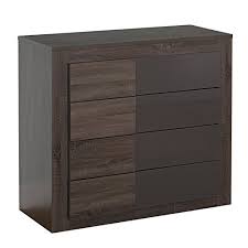 No one knows where this oak dresser came from, nor does anyone know exactly how long it sat out on there is a rather good chance that this oak dresser may have even been in the house when my. Target Marketing Systems Two Toned Eden Drawer Chest With 4 Drawers Dark Sonoma Oak High Gloss Gray Buy Online In Bahamas At Bahamas Desertcart Com Productid 32826121