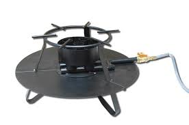A stainless steel surround withstands the elements, and complements an outdoor kitchen. Natural Gas Outdoor Burner High Heat Natural Gas Cooker Bayou Classic Depot
