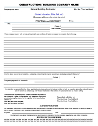 Proposal Template For Construction Work In 2020 Proposal Templates Business Proposal Template Proposal Writing
