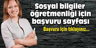 Sosyal Bilgiler Ogretmenligi Atama Basvuru Sayfasi Acildi Ozancorumlu Com Turkiye Nin Egitim Sitesi Bilgi Egitim Haber
