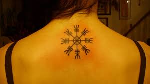 Aegishjalmur Viking Symbols Viking Tattoos Compass Tattoo