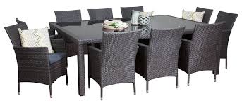 3pc lounge set outdoor furniture rattan wicker chair table garden patio balcony. 10 Pacific Chairs 2 26m X 1 6m Pacific Table Segals Outdoor Furniture