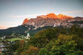 Cortina d'ampezzo dalla a alla z. The Church And Mountain Cortina D Ampezzo Italy