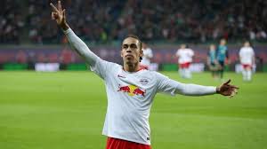 Yussuf poulsen of rb leipzig celebrates after scoring his team's fifth goal during the bundesliga match between rb leipzig and 1. Sohn Geboren Poulsen Fehlt In Bremen Und Wird Stattdessen Vater Rblive