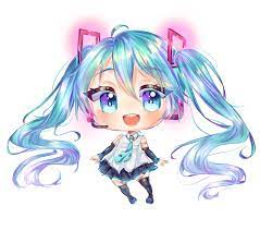 Chibi Hatsune Miku By Noxiekin Hatsune Miku Miku Hatsune