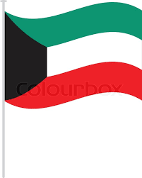 The green color symbolizes the irish catholics and the republican cause, the white color is a symbol of peace and the orange color represents the irish protestants. Kuwait Flag In Green Black White Red Stock Vector Colourbox