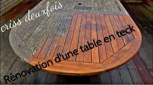 Maybe you would like to learn more about one of these? Renover Une Table De Jardin En Teck Sans Produit Exterieur Recuperation Bretagne France Youtube