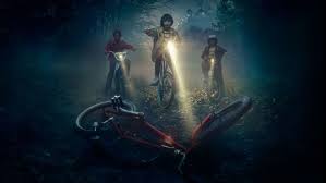 Stranger things, netflix, clouds, bicycle, children, tv series. 2560x1440 Stranger Things 5k 1440p Resolution Hd 4k Stranger Things Desktop Wallpaper Hd 2560x1440 Wallpaper Teahub Io