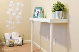 Ikea Hack Console Table Diy Console Table Diy Console Narrow Console Table