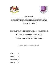 Wad perubatan kenanga 4 c, hospital sultanah bahiyah alor setar, kedah. Case Study Copy Docx Program Diploma Penolong Pegawai Perubatan Kskb Kuching Penempatan Klinikal Tahun 2 Semester 2 Klinik Kesihatan Semathan Unit Course Hero