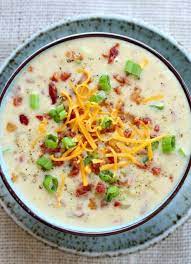 Instant Pot Loaded Baked Potato Soup 365 Days Of Slow Cooking And Pressure Cooking Recipe Baked Potato Soup Loaded Baked Potato Soup Instant Pot Dinner Recipes