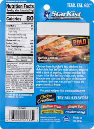 The kitchen also tries too hard with its entrée of artichokes, tomatoes and chicken ($11.50). Amazon Com Starkist Chicken Creations Bold Buffalo Style 2 6 Oz Pouch Pack Of 12 Grocery Gourmet Food