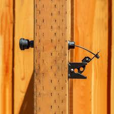 Black Plastic Gate Latch Pull Eglp1 The Home Depot Wood Fence Gates Gate Latch Metal Gates