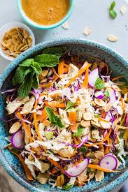 Chinese Chicken Salad Vegan Recipe Makeover Detox Friendly Puremamas Purekitchen Healthy Chinese Easy Chinese Recipes Vegetarian Chinese Recipes