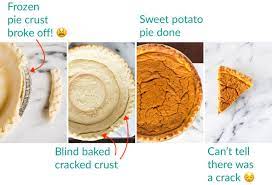 How To Fix A Cracked Pie Crust Before After Baking Garlic Delight