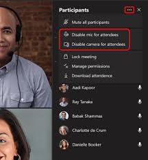 Dit zijn de unmute us steden. Manage Attendee Audio And Video Permissions In Teams Meetings Office Support