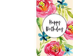 The card prints out at 5x7 or can be sent as an ecard. Free Printable Birthday Cards Paper Trail Design Happy Birthday Cards Printable Birthday Cards To Print Free Printable Birthday Cards