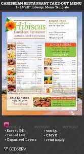 caribbean restaurant take out menu template caribbean restaurant take out menu food menu template