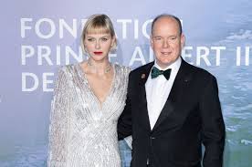 #princesscharlene wowed at the red cross ball gala last weekend, where the princess wore a flowing, green #marchesa gown. Exclusive Princess Charlene Of Monaco On The Real Reason She Shaved Her Hair And How She Feels About Albert S Alleged Love Child News24