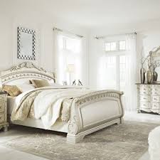 Signature Design Cassimore Pearl Silver Queen Sleigh Bed By Ashley 843 00 Sleigh Bedroom Set Queen Sleigh Bed Bedroom Sets Queen
