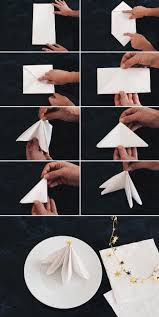 1001 Tutos Et Idees Pour Un Pliage De Serviette Pour Noel Pliage Serviette Noel Pliage Serviette Papier Serviette Papier