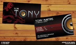 Start with a template, add your details, and get professional results in minutes. Dj Mr Tony Business Card By Ivansiqueira On Deviantart