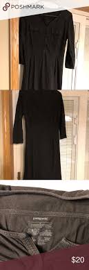 Black Patagonia Kamala Dress Black Patagonia Kamala Dress Size Medium 3 4 Length Sleeves And Two Chest Pocket Patagonia Dresses Clothes Design Black Patagonia