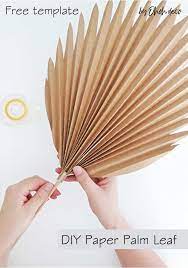 Clip art palm tree leaf. Diy Paper Palm Leaf Ohoh Deco