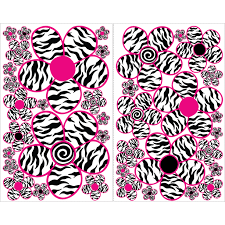 All varieties have been preserved to ensure they will not wilt in the same way living plants would. Hot Pink Black And White Zebra Print Flower Wall Decals Flowers Wall Decor Stickers Walmart Com Walmart Com