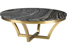 Customers also viewed these products. Nuevo Aurora Polished Black Wood Vein Gold 41 Wide Round Coffee Table Nuehgna293
