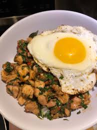 Place the prime rib on a roasting rack to rest. I Made Chef John S Spicy Thai Basil Chicken Pad Krapow Gai Foodwishes